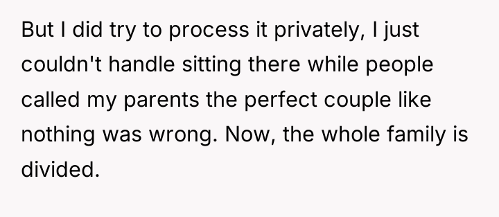 But I did try to process it privately, I just...