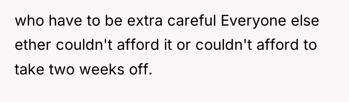 who have to be extra careful Everyone else ether couldn't...