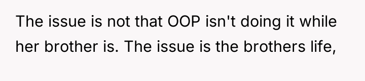 The issue is not that OOP isn't doing it while...