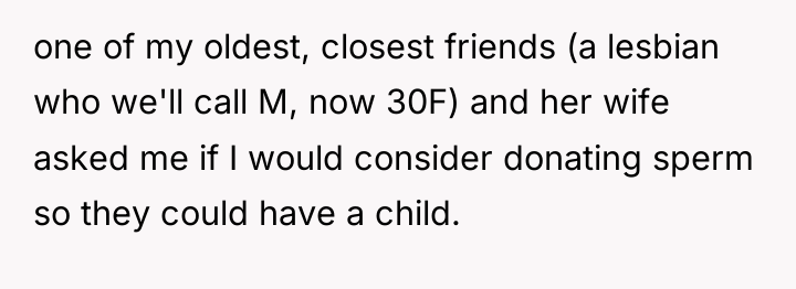 one of my oldest, closest friends (a lesbian who we'll...