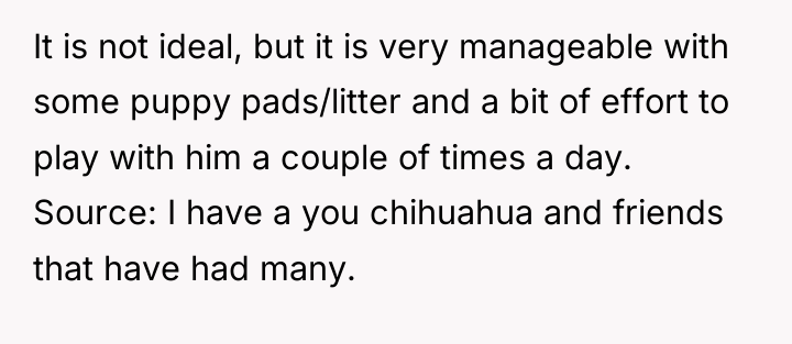 It is not ideal, but it is very manageable with...