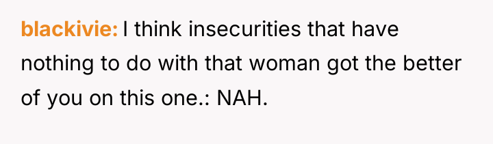 blackivie I think insecurities that have nothing to do with...