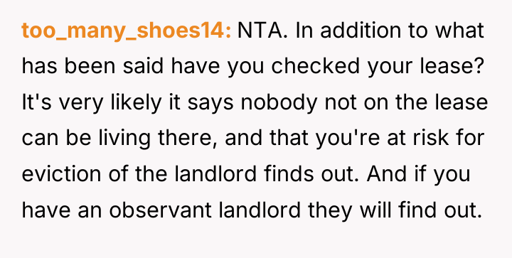 too_many_shoes14 NTA. In addition to what has been said have...