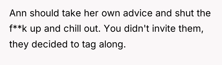 Ann should take her own advice and shut the f**k...