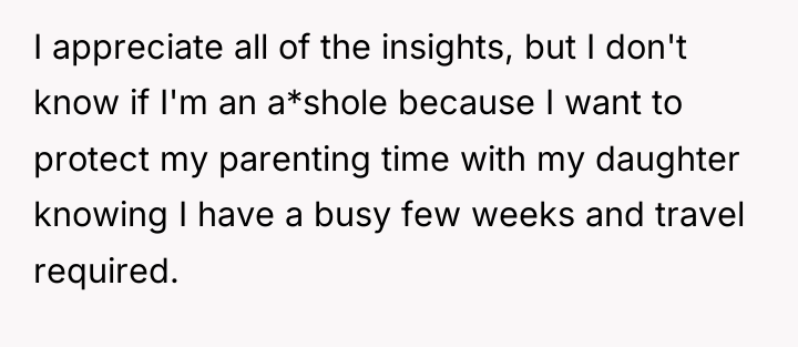 I appreciate all of the insights, but I don't know...