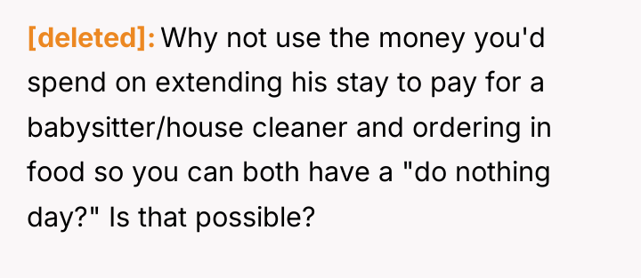 [deleted] Why not use the money you'd spend on extending...