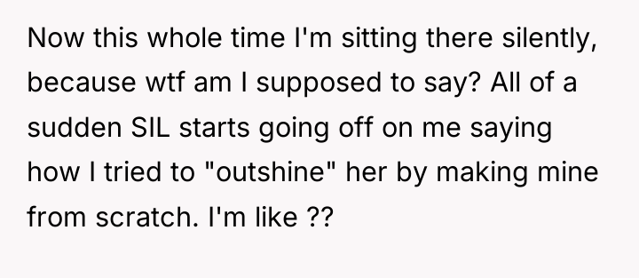 Now this whole time I'm sitting there silently, because wtf...