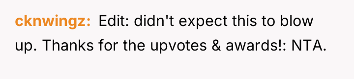 cknwingz ​ Edit: didn't expect this to blow up. Thanks...