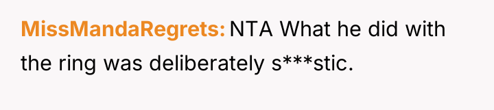 MissMandaRegrets NTA What he did with the ring was deliberately...