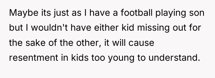 Maybe its just as I have a football playing son...
