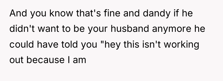 And you know that's fine and dandy if he didn't...