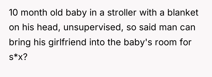 10 month old baby in a stroller with a blanket...