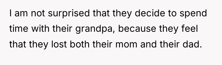 I am not surprised that they decide to spend time...