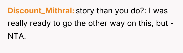 Discount_Mithral story than you do?: I was really ready to...