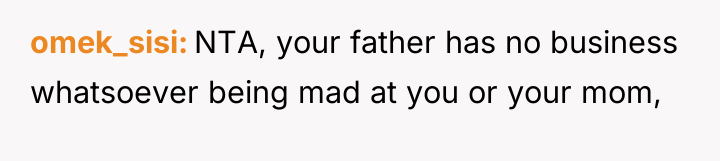 omek_sisi NTA, your father has no business whatsoever being mad...