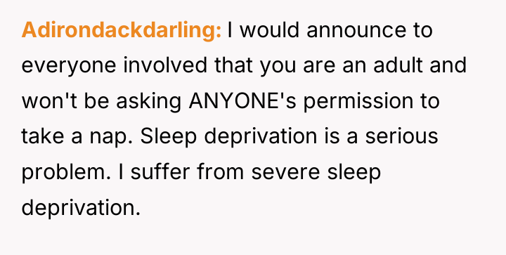 Adirondackdarling I would announce to everyone involved that you are...