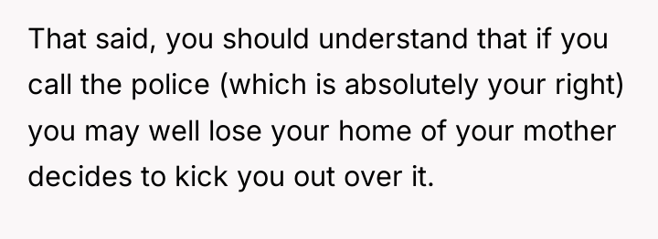 That said, you should understand that if you call the...