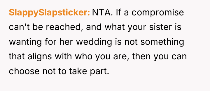 SlappySlapsticker NTA. If a compromise can't be reached, and what...