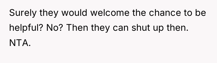Surely they would welcome the chance to be helpful? No?...