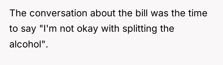 The conversation about the bill was the time to say...