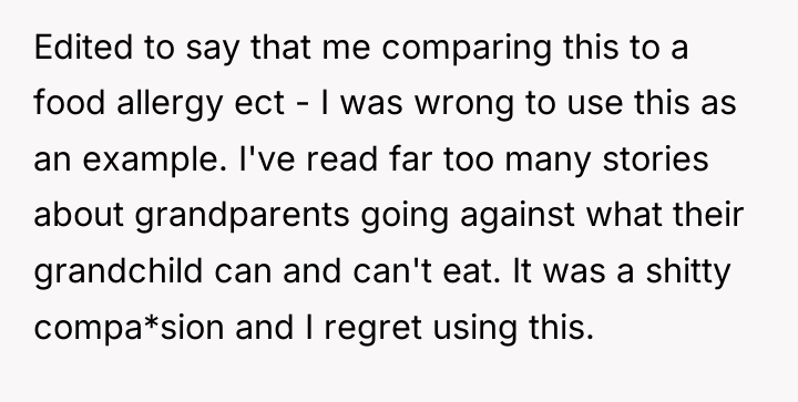 Edited to say that me comparing this to a food...