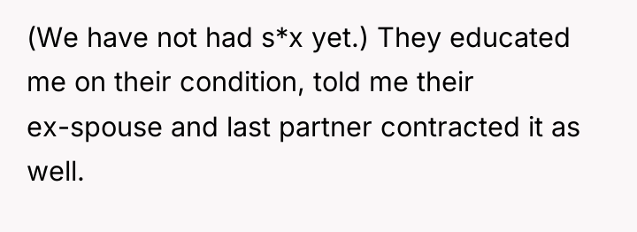 (We have not had s*x yet.) They educated me on...