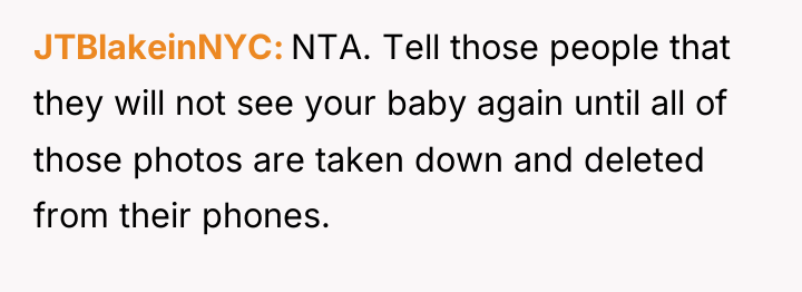 JTBlakeinNYC NTA. Tell those people that they will not see...