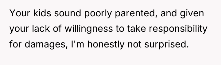 Your kids sound poorly parented, and given your lack of...