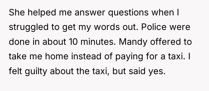 She helped me answer questions when I struggled to get...