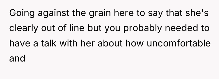 Going against the grain here to say that she's clearly...