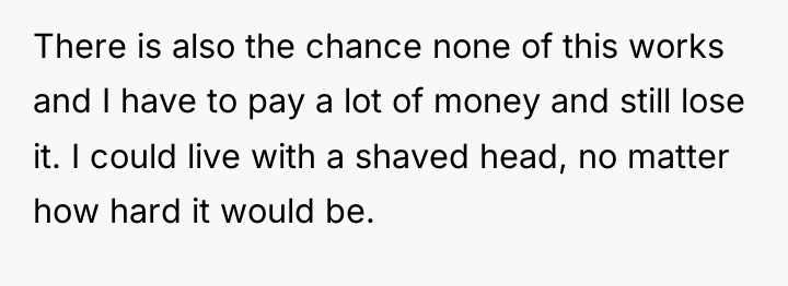 There is also the chance none of this works and...