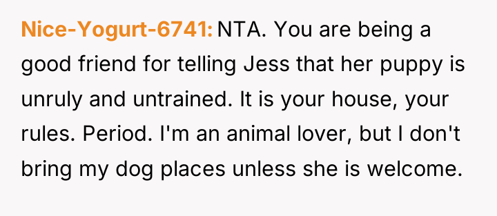 Nice-Yogurt-6741 NTA. You are being a good friend for telling...