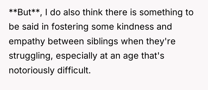**But**, I do also think there is something to be...