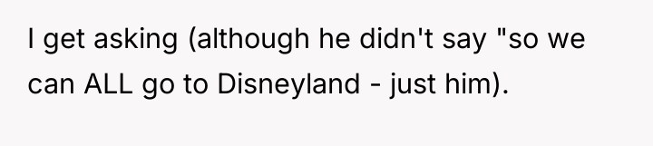 I get asking (although he didn't say "so we can...