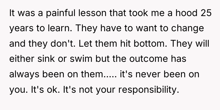 It was a painful lesson that took me a hood...