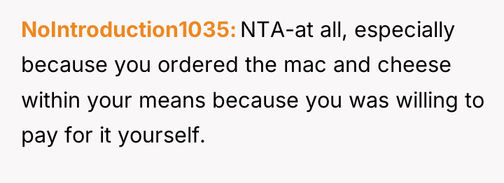NoIntroduction1035 NTA-at all, especially because you ordered the mac and...