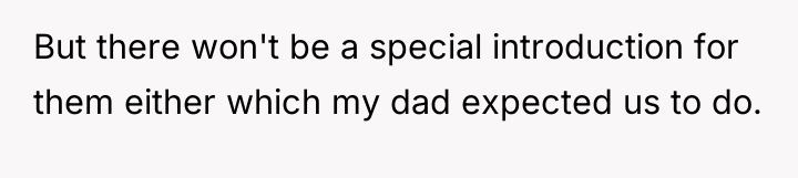 But there won't be a special introduction for them either...
