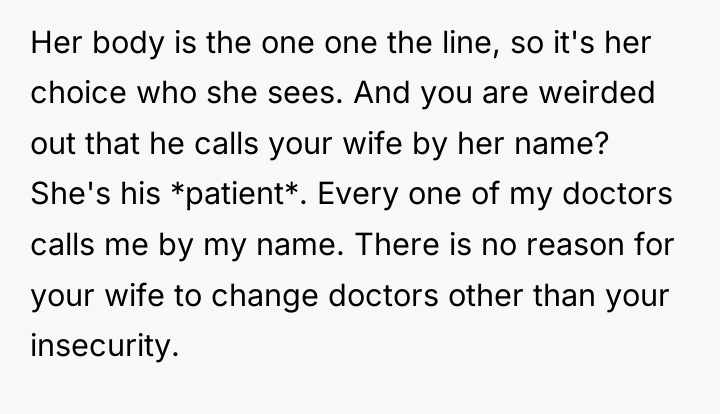 Her body is the one one the line, so it's...