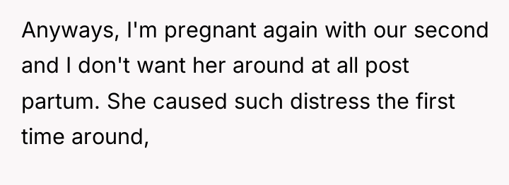 Anyways, I'm pregnant again with our second and I don't...