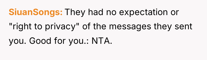SiuanSongs They had no expectation or "right to privacy" of...