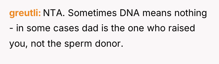 greutli NTA. Sometimes DNA means nothing - in some cases...