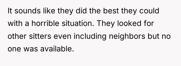 It sounds like they did the best they could with...
