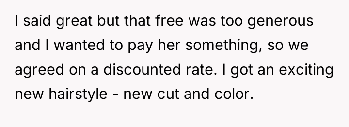I said great but that free was too generous and...