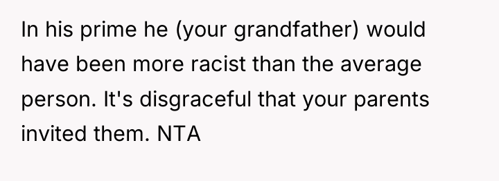 In his prime he (your grandfather) would have been more...