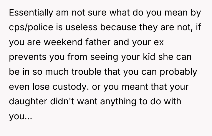 Essentially am not sure what do you mean by cps/police...