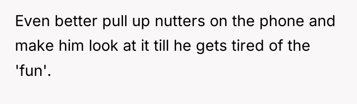 Even better pull up nutters on the phone and make...