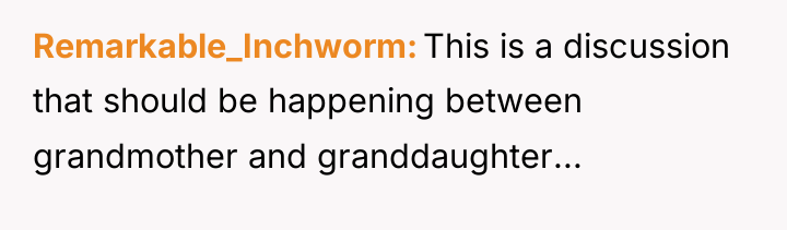 Remarkable_Inchworm This is a discussion that should be happening between...