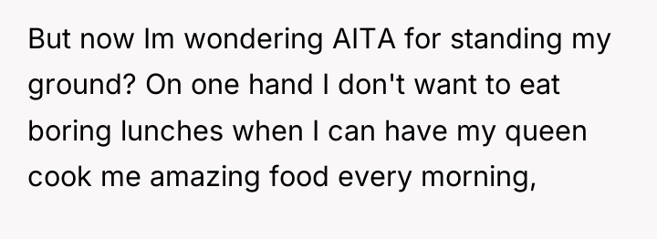 But now Im wondering AITA for standing my ground? On...