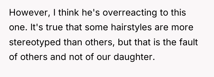 However, I think he's overreacting to this one. It's true...