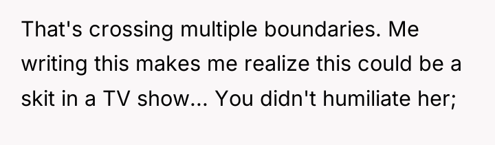 That's crossing multiple boundaries. Me writing this makes me realize...